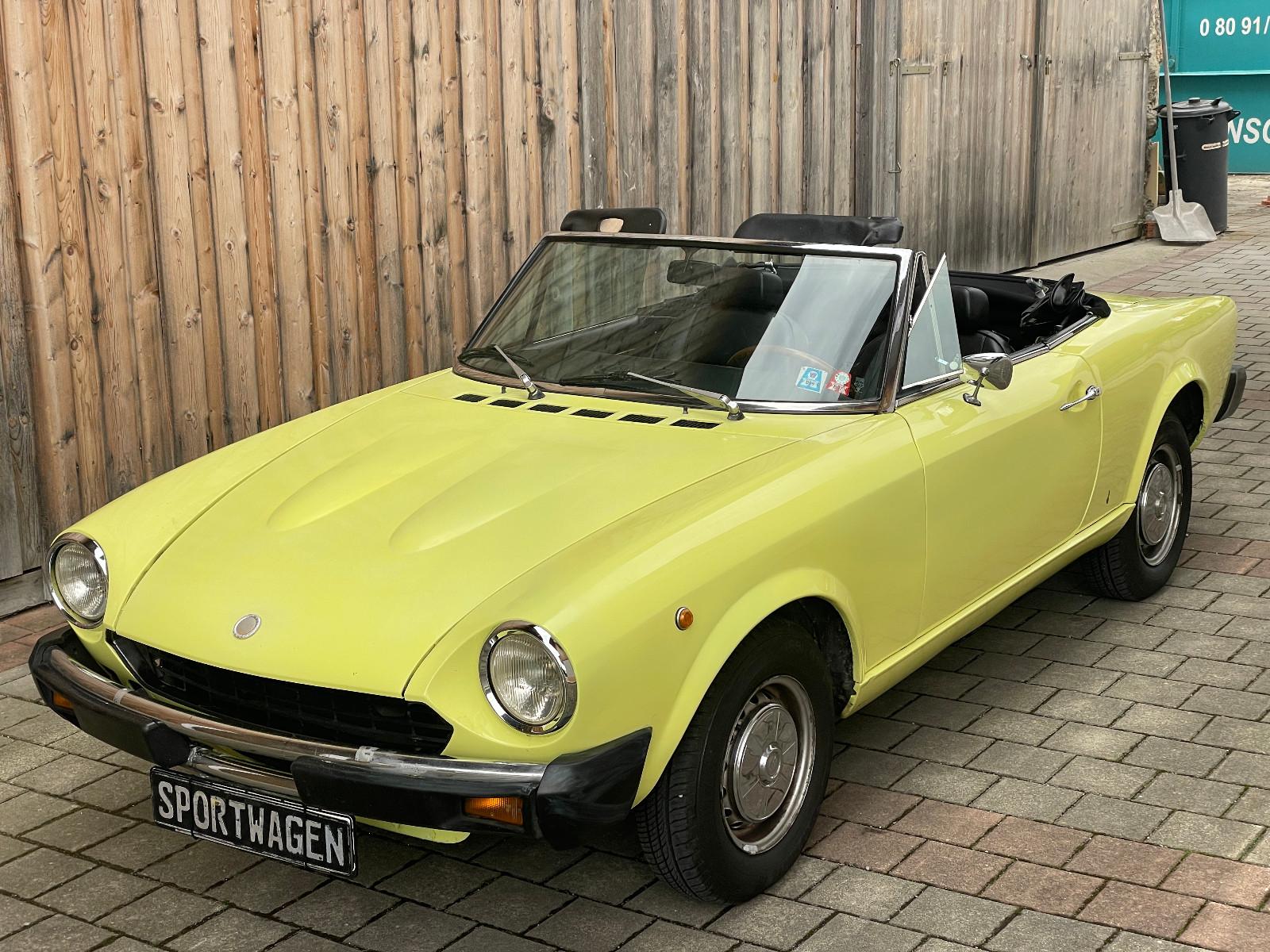 Fiat 124 Spider 1800,  CS1 H-Nummer