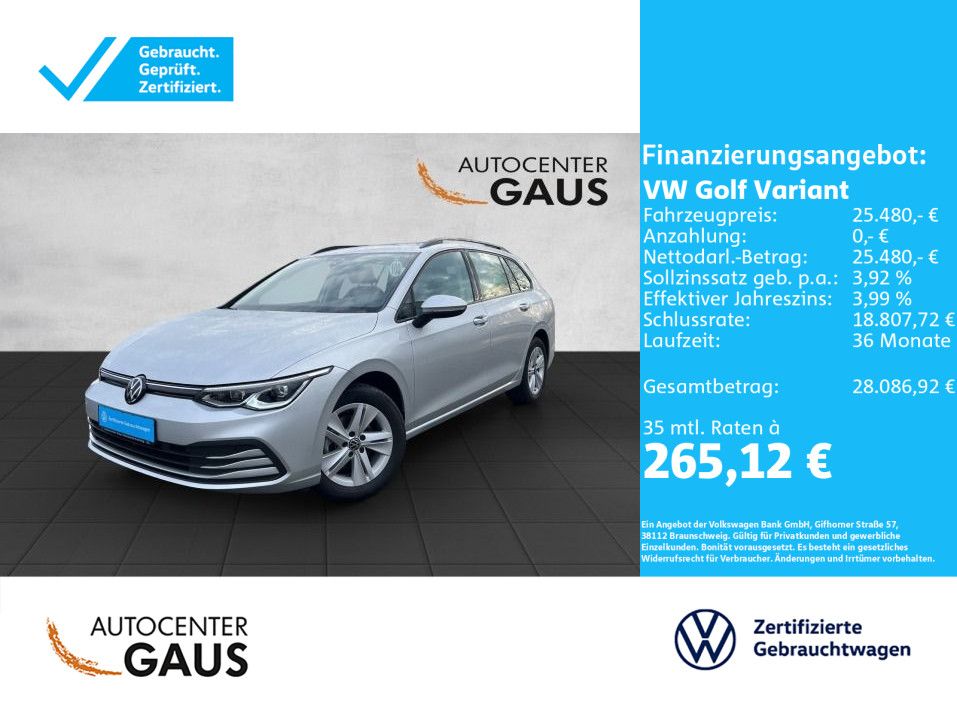 Golf VIII Variant Life 1.5 eTSI DSG AHK*Navi*LED