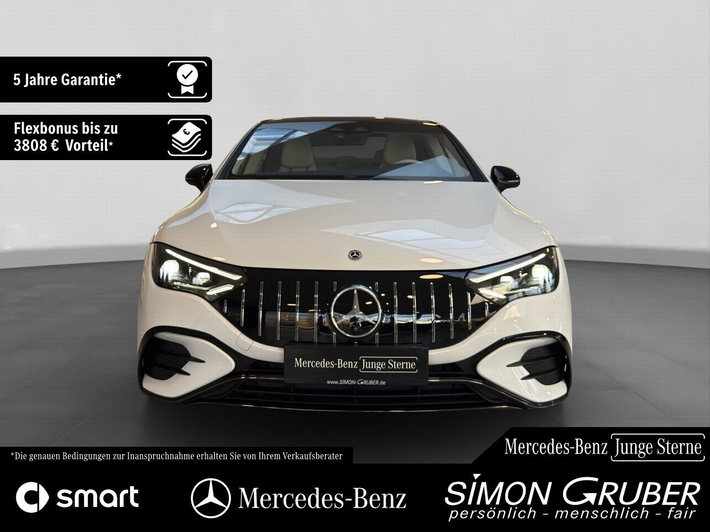 Fahrzeugabbildung Mercedes-Benz EQE 43 4M AMG Night Hyper Pano Carbon Nappa TV