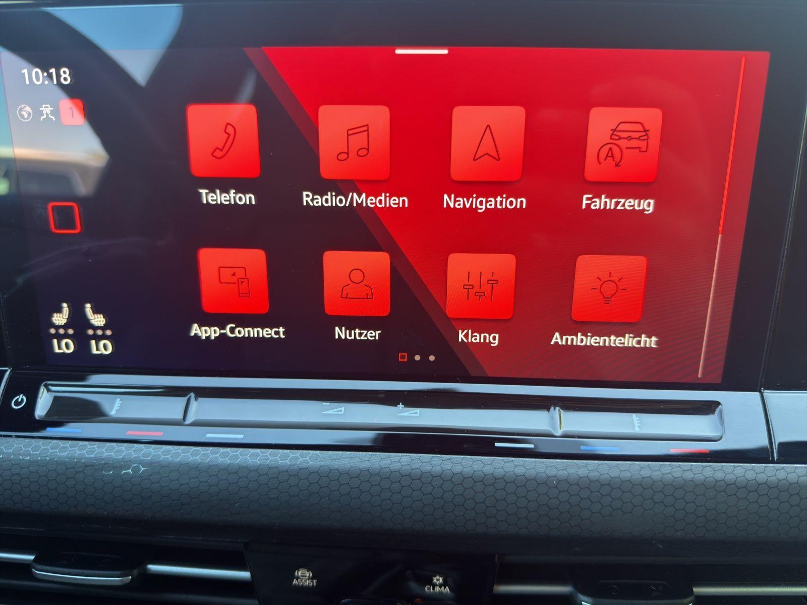 Volkswagen Golf GTI BLACK IQ.LIGHT KAMERA NAVI ASSIST, миниатюра 13