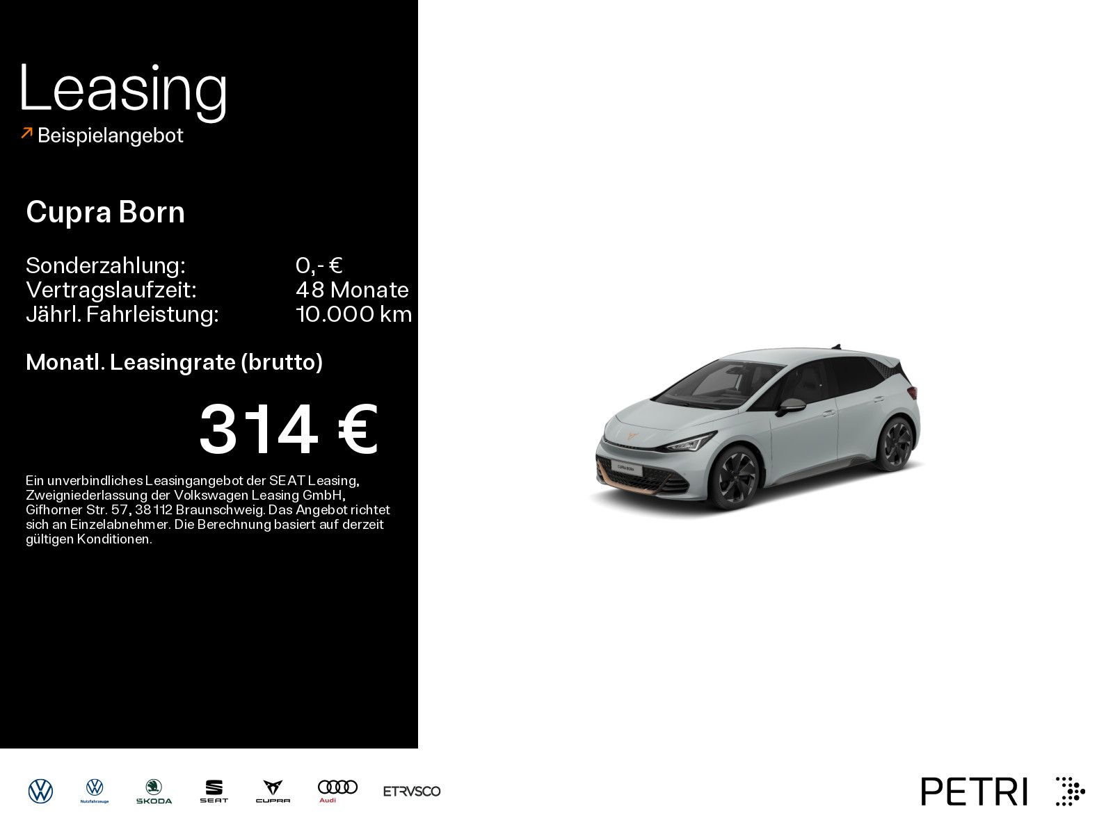 Cupra Born e-Boost*NAVI*WP*HUD*360*PilotM+*Privacy*Ala