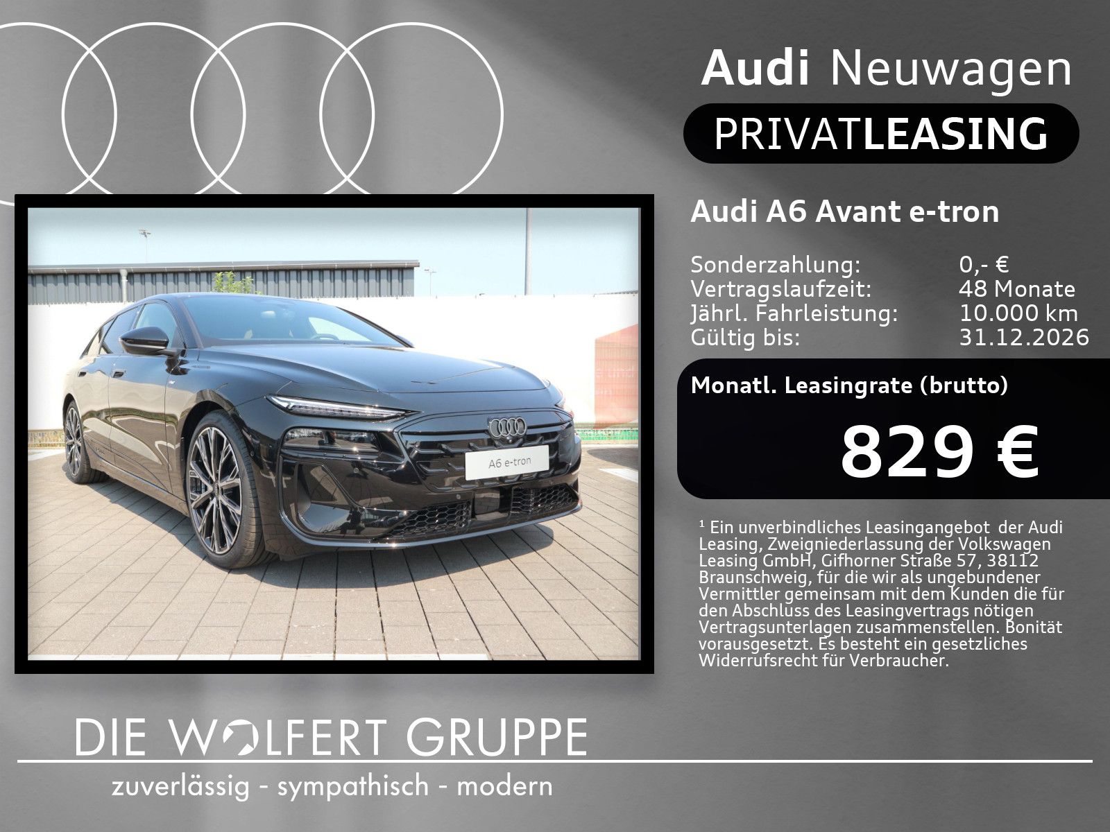 Audi A6 Avant e-tron S line business performance*0,25