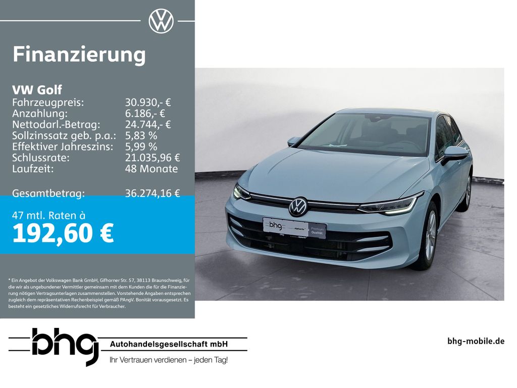 Golf Life 1,5 eTSI OPF DSG