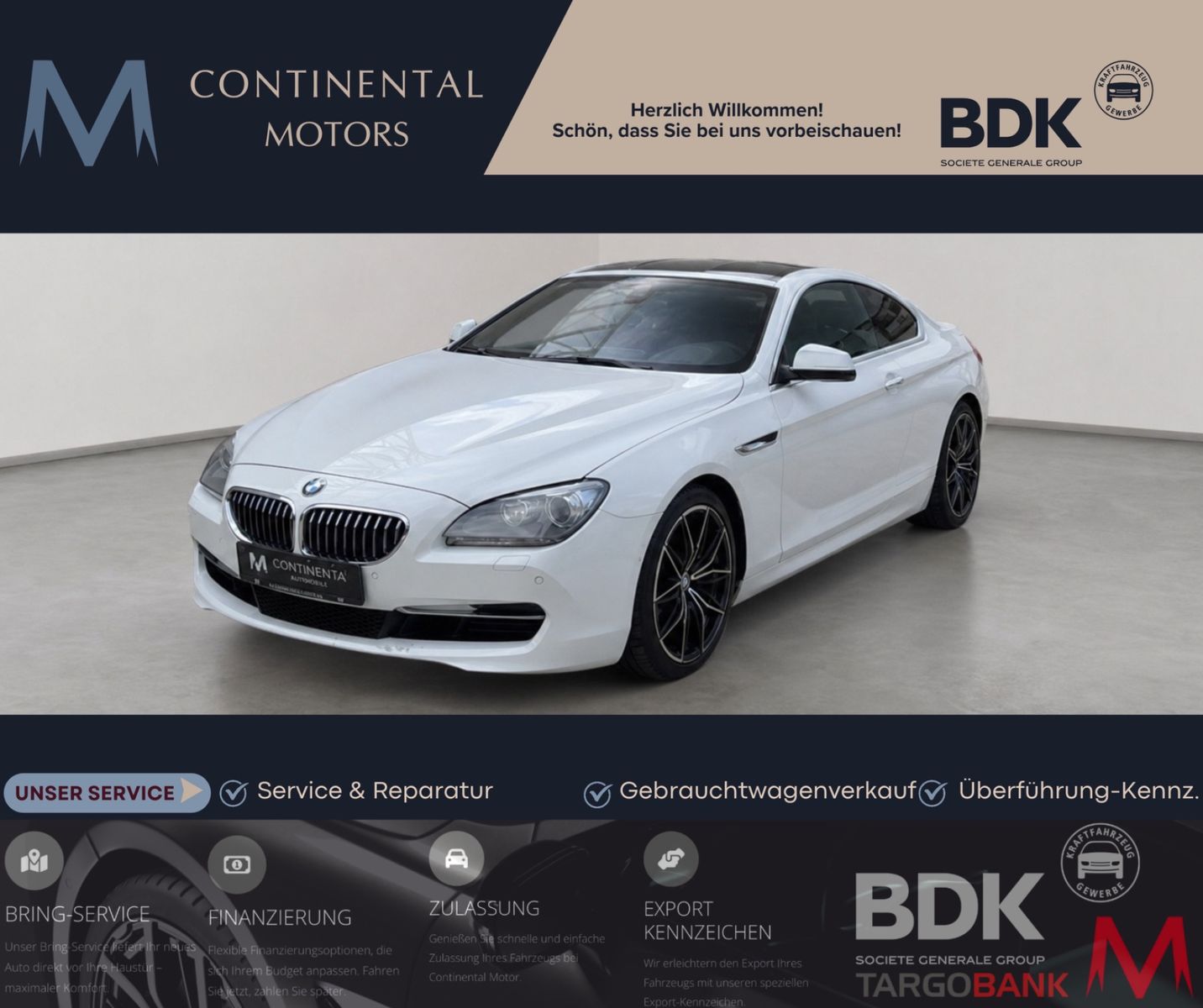 BMW 640 640 d Coupe *Panorama*Leder*Xenon*Kamera*