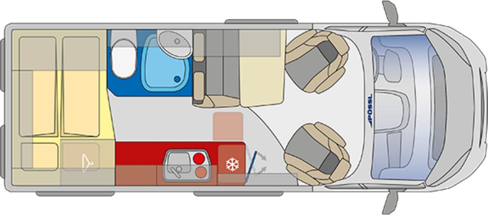 Fahrzeugabbildung Pössl Summit 600 B Plus Fiat 180 PS Automatik, LED