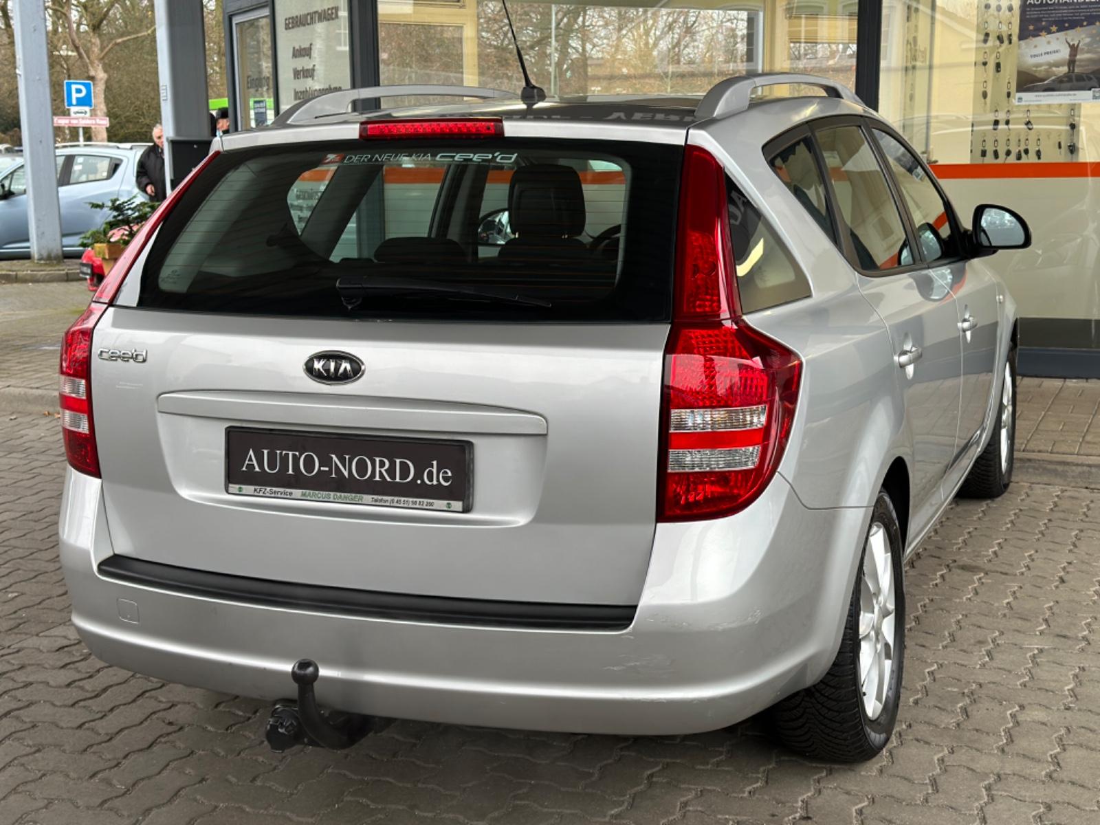 Kia cee'd 2009 — engine 1.591 cm³, 122 HP (90kW)