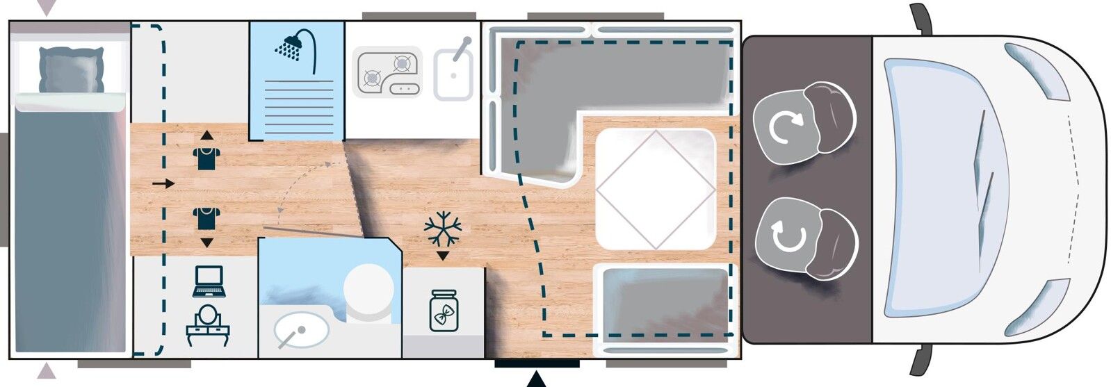 Fahrzeugabbildung Chausson Teilintegriert 724 Etape Line Connect Paket