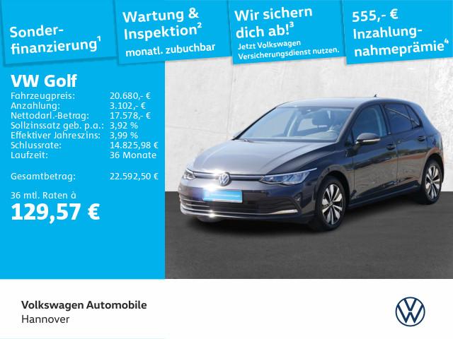Volkswagen Golf VIII 1.0 eTSI DSG Move LED DigCockpit PDC S