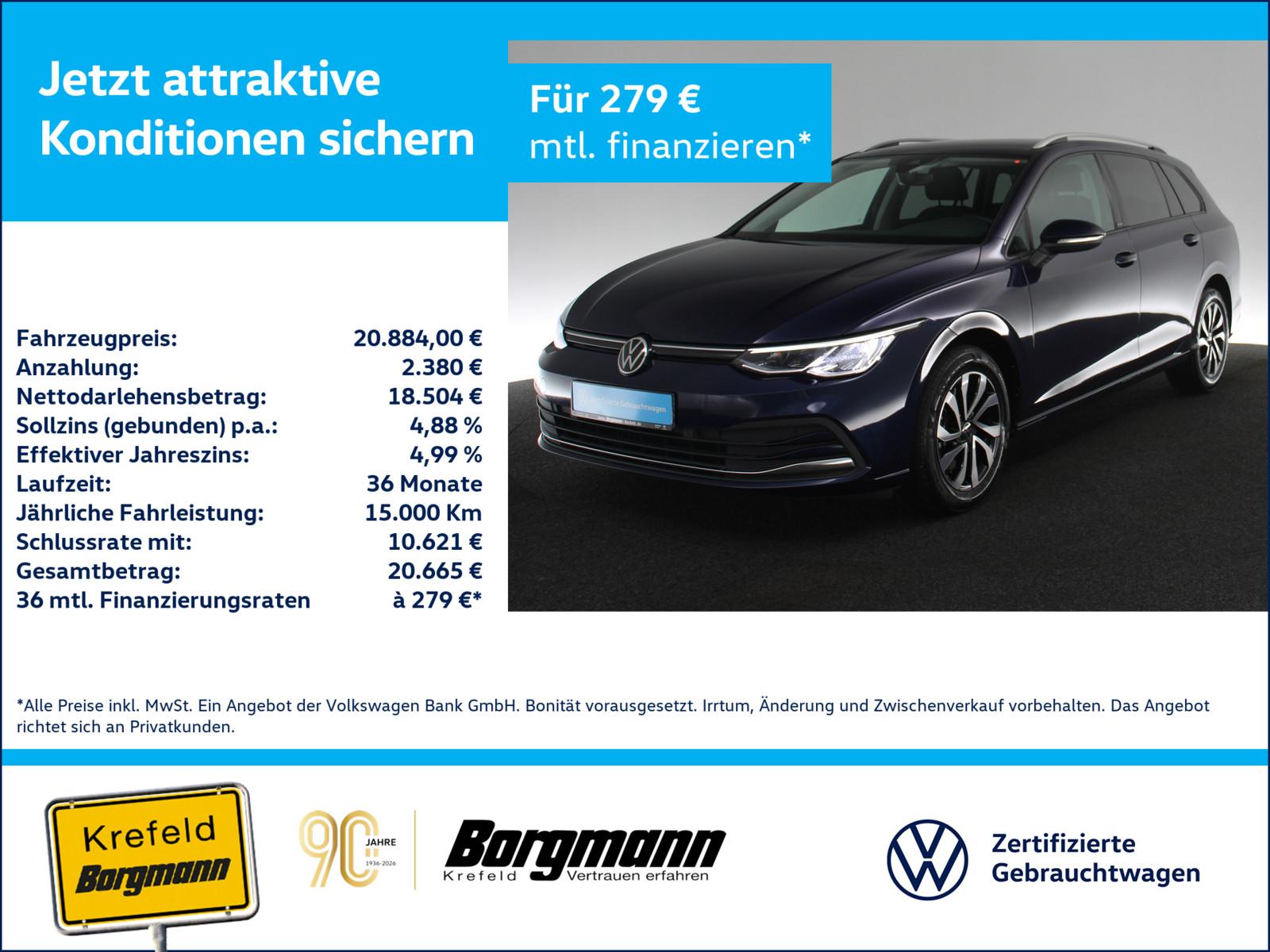 Volkswagen Golf VIII 2.0 TDI Active LED ACC NAVI SHZ PDC