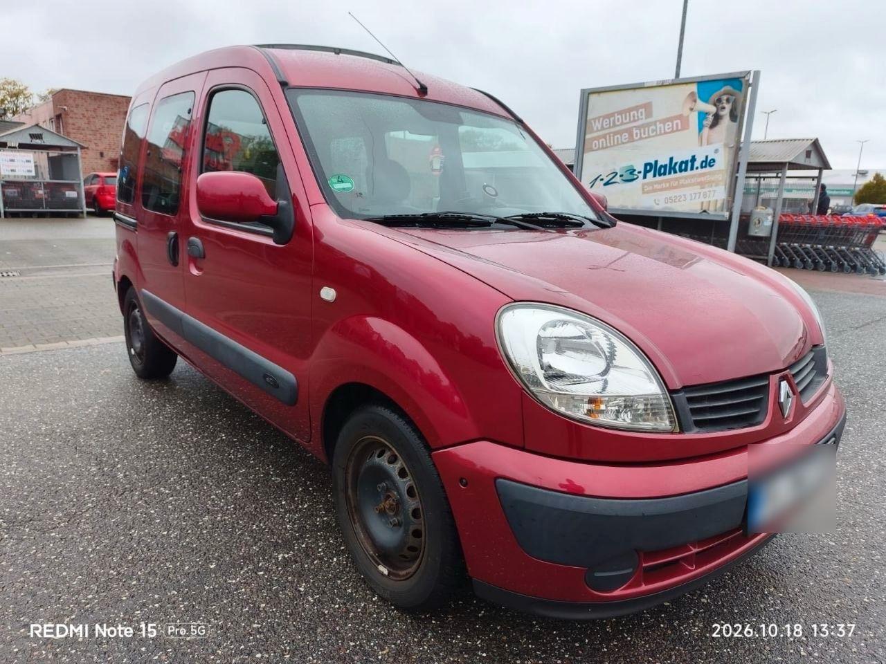 Renault Kangoo 2006 — rear view