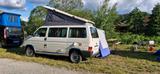 Volkswagen VW Bus T4  2,5L Benziner AHK, Küche, Hubdach - Volkswagen: Hub