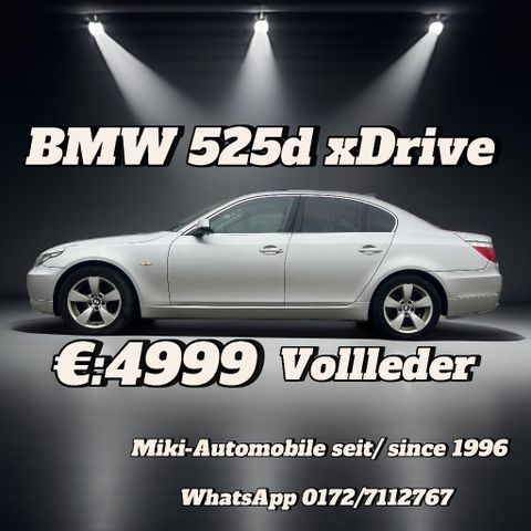 BMW 525d xDrive,Allrad,4x4.Steptronic,Leder,Navi