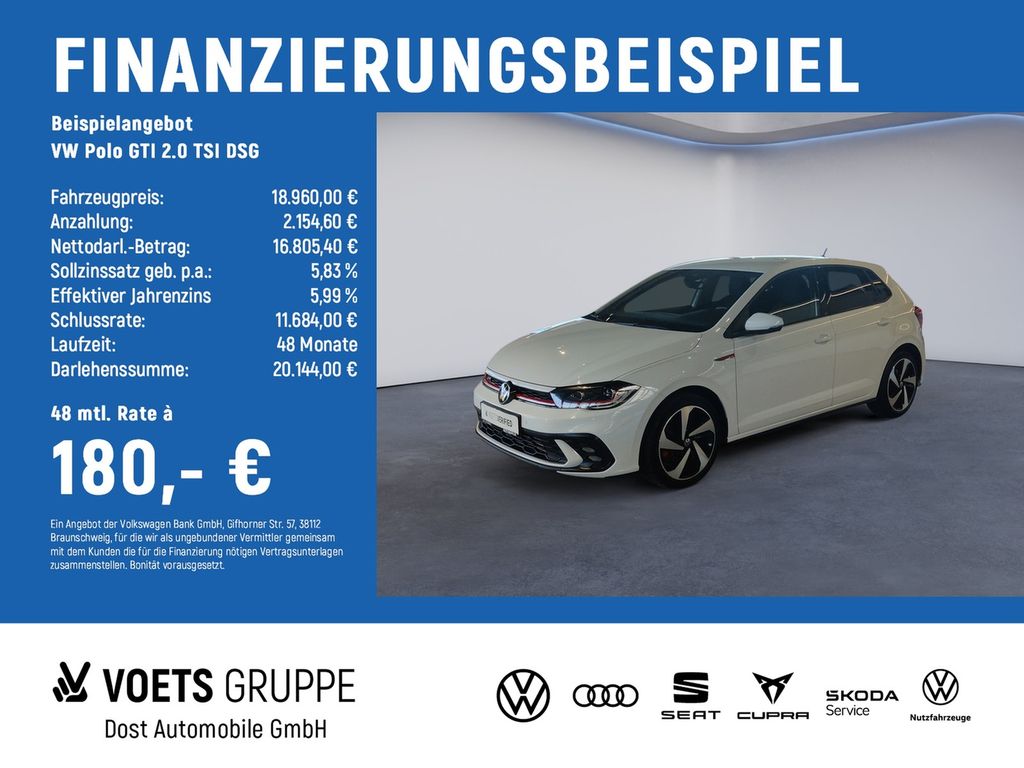 Polo GTI  2.0 TSI DSG ACC+DAB+MATRIX LED+PDC+SHZ