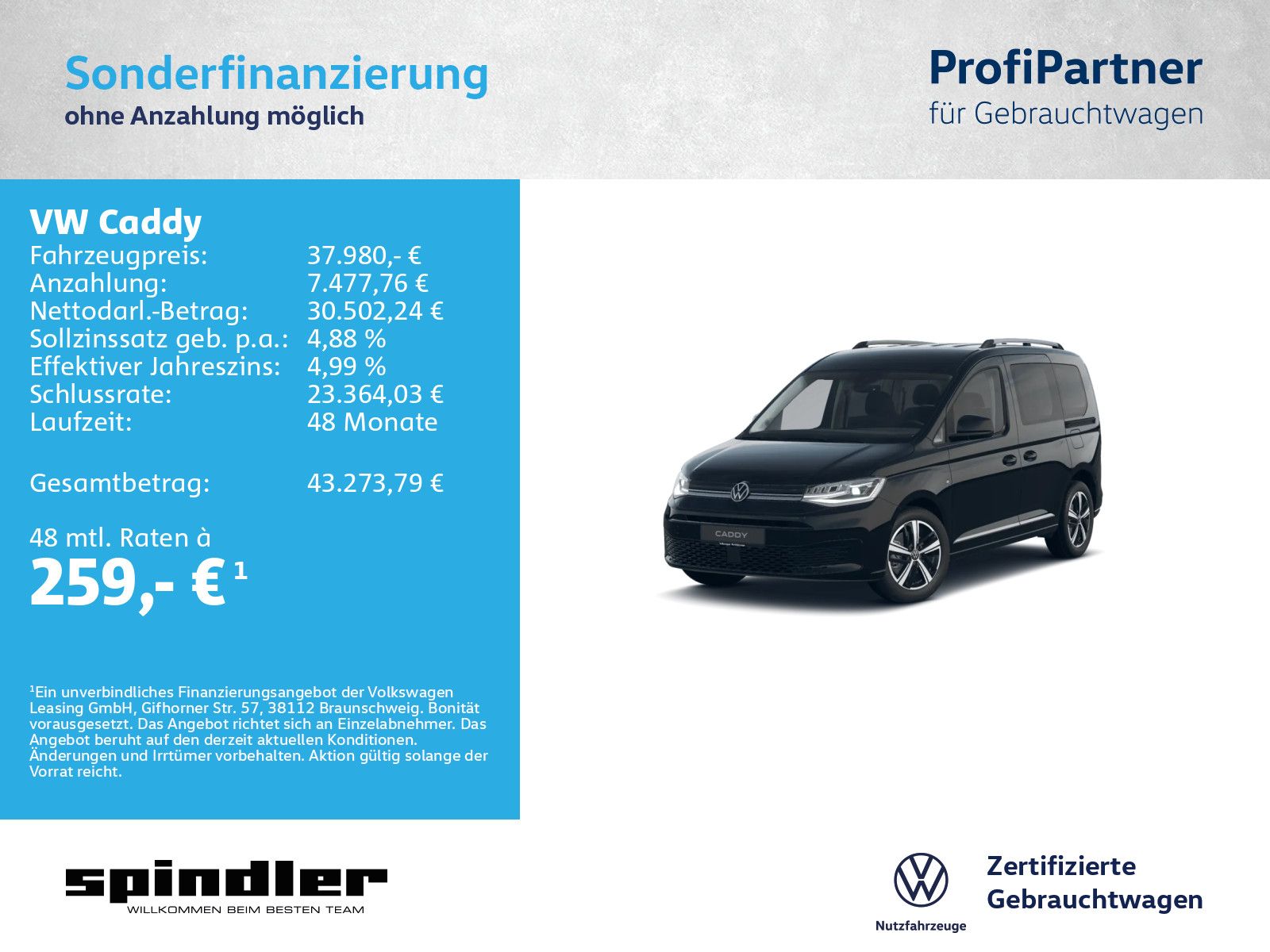 Volkswagen Caddy Kombi Style DSG / CarPlay, LED, AHK, RFK