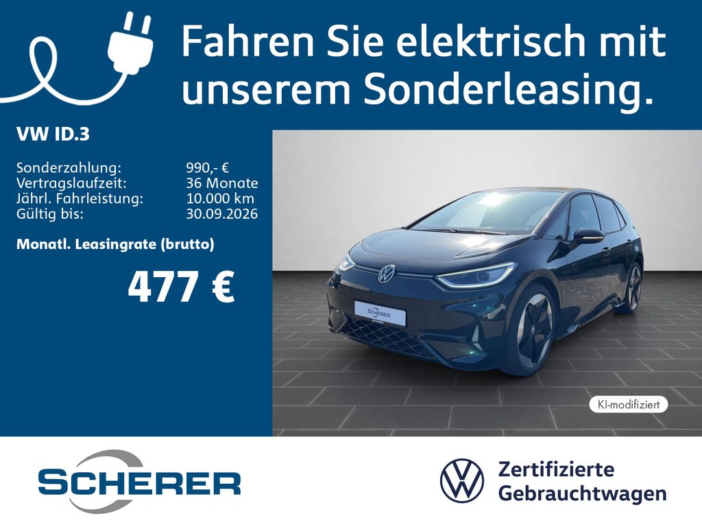 ID.3 GTX Performance 79 kWh WP*PANO*ACC*MASSAGES