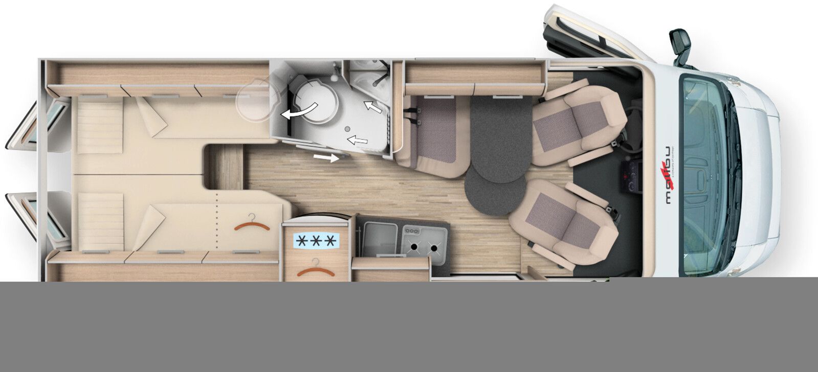 Fahrzeugabbildung Malibu Van comfort 640 LE Automatik.AHK,Markise