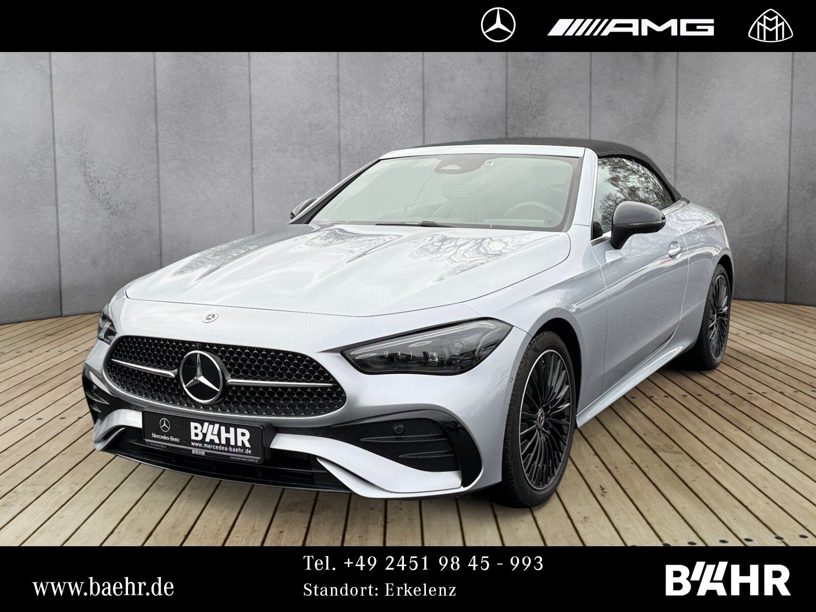 MERCEDES-BENZ CLE 220 d Cabrio AMG+Night/Burmester3D/AHK/360°