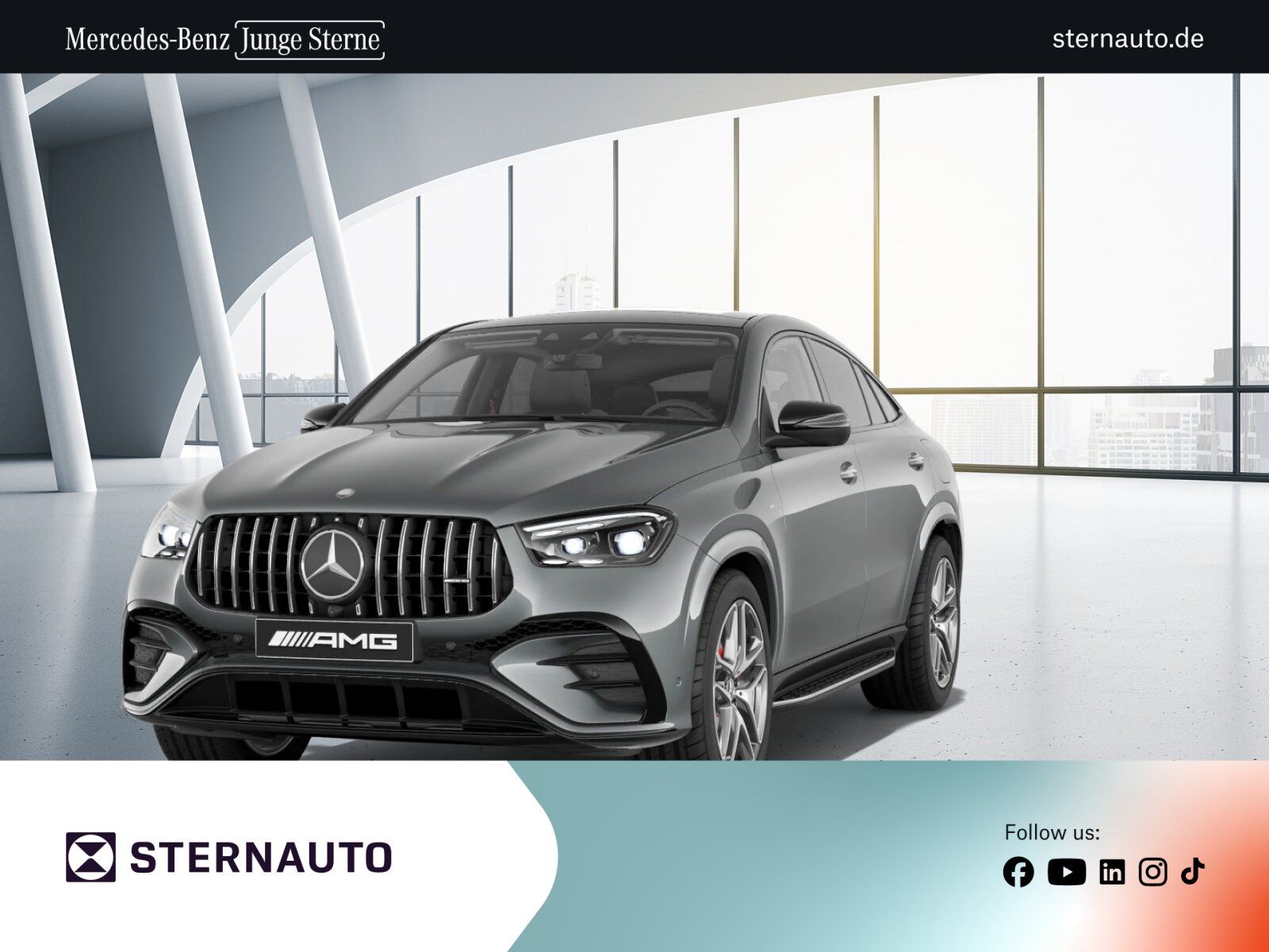 Mercedes-Benz GLE 53 HYBRID 4M Cp. Pano Multibeam Burm AHK HUD