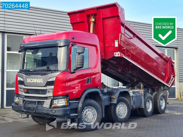 Scania P410 8X4 19m3 Big-Axle Steelsuspension Euro 6