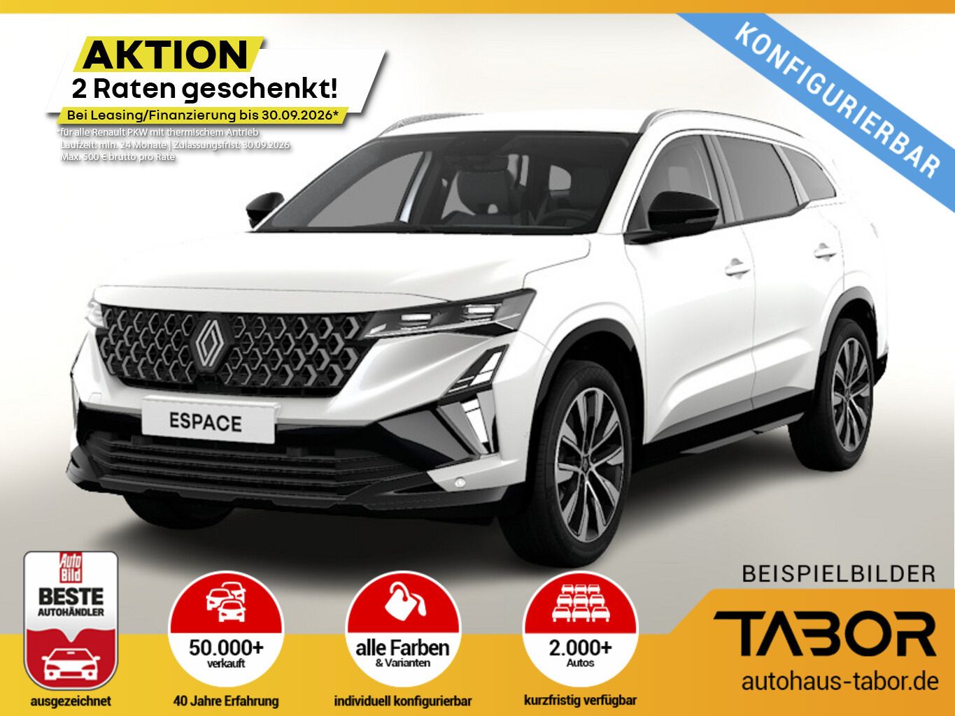 Renault ESPACE Techno Full Hybrid E-Tech 200 UVP-13%*