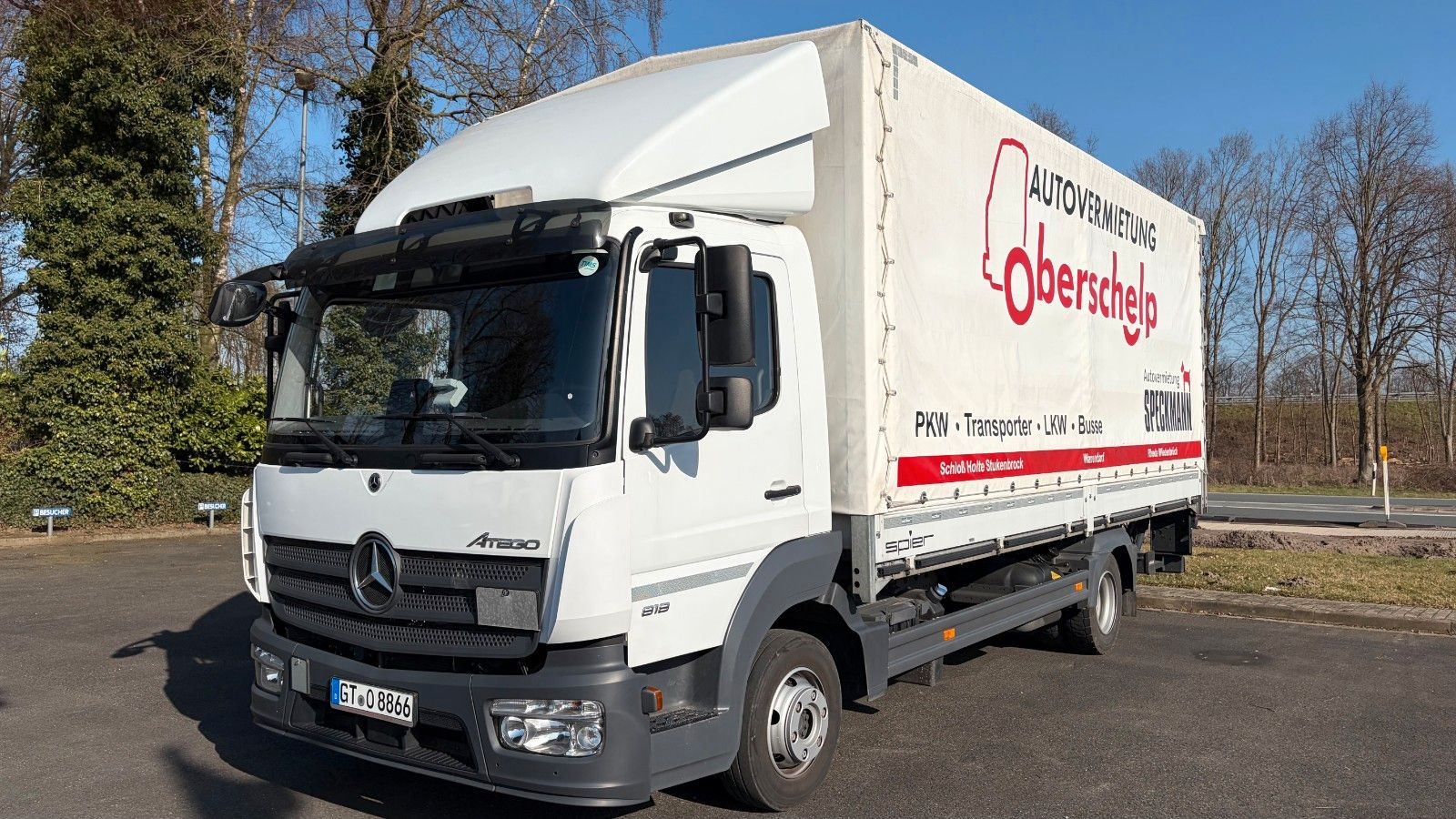 Fahrzeugabbildung Mercedes-Benz Atego 818 L Plane LBW