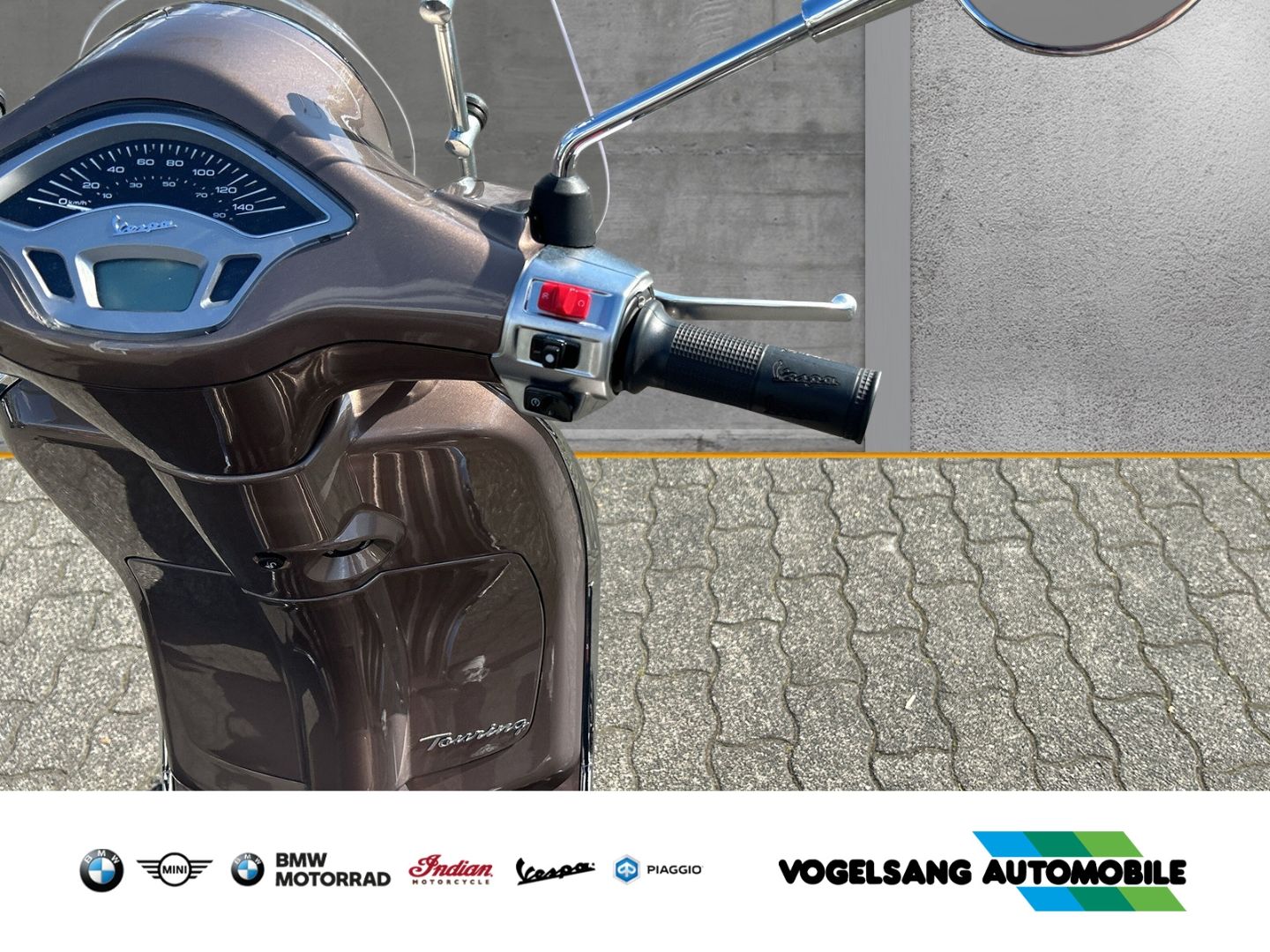 Fahrzeugabbildung Vespa Primavera 125 i-Get, Träger vorne und hinten, Sp