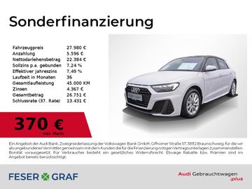 Audi Leasingangebot: Audi A1 Sportback S line 30 TFSI S tronic SHZ Klima