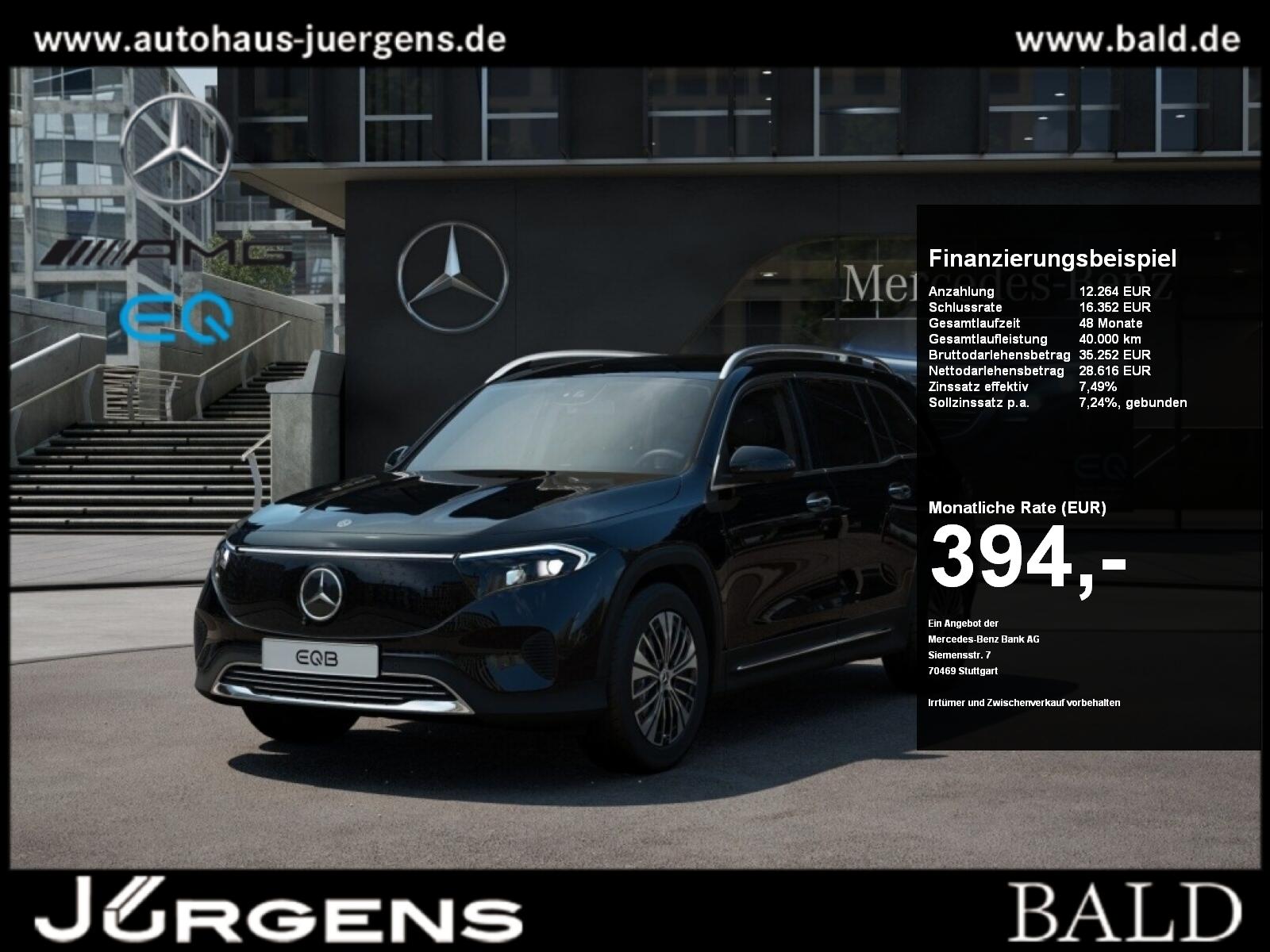 Mercedes-Benz EQB 250+ Progressive/Distr/7.Sitzer/360/Keyl/18'