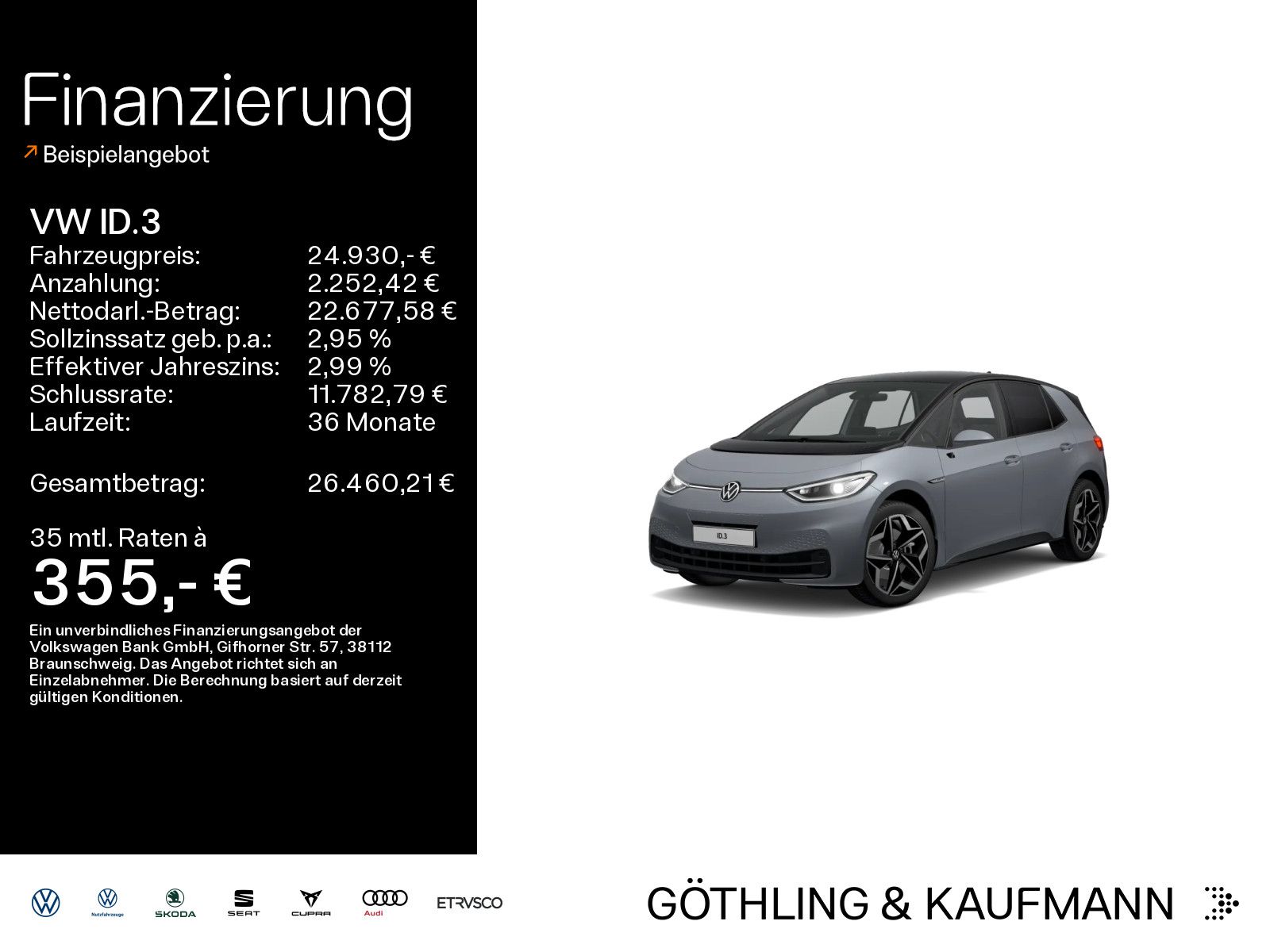 VW ID.3 Pro S*NAVI*IQ.LIGHT*SHZ*360*82kWh*19ZOLL*AS