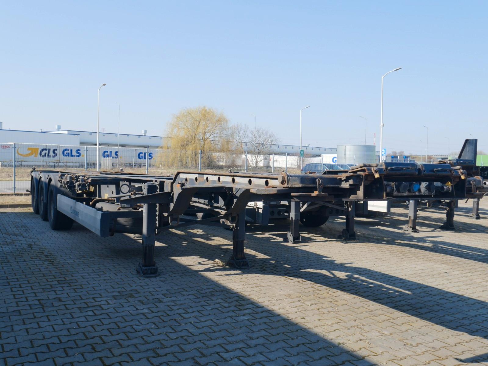 Krone Trailer Chassis Gooseneck extendible 2x 20', 30'