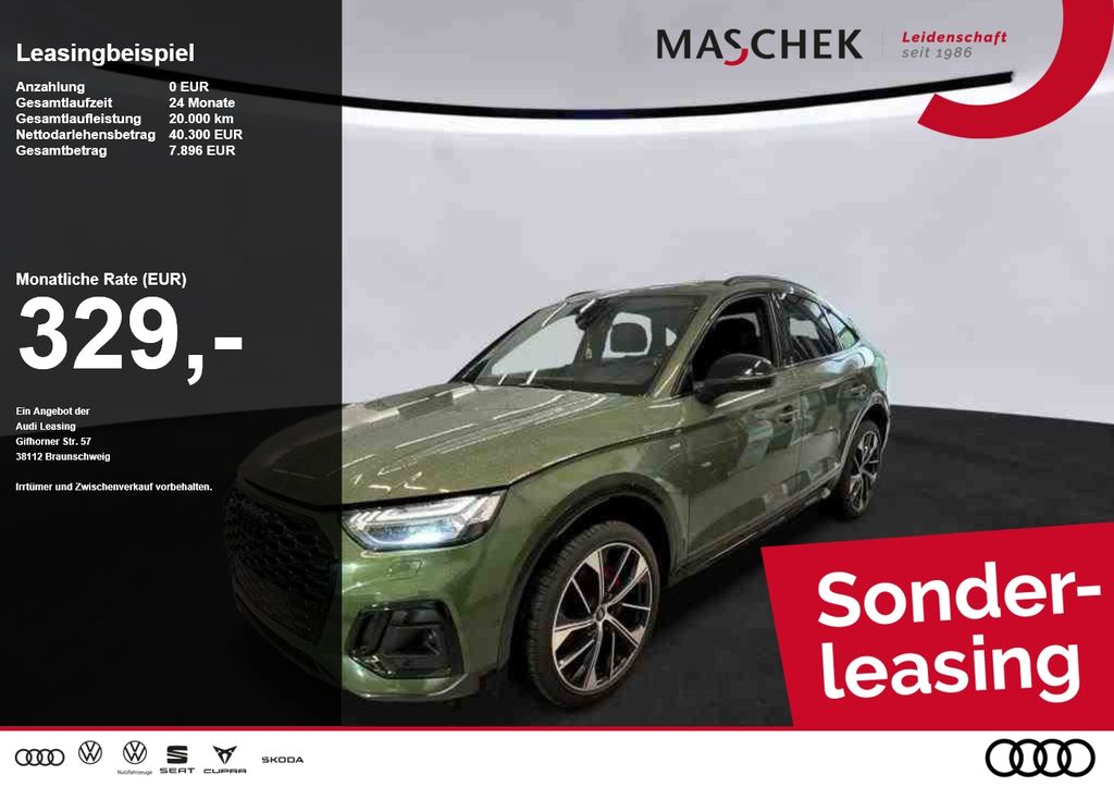 Audi Q5 Sportback S Line 45 TFSI quat AHK Pano HuD b&