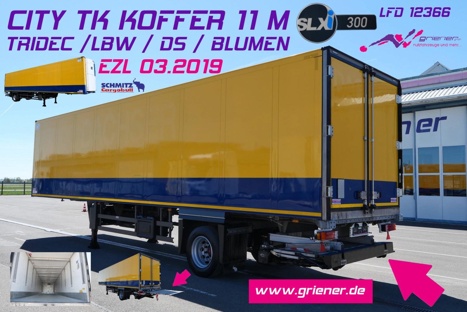 Schmitz Cargobull SKO 10 / CITY LZG TRIDEC /TK SLXi300/LBW 2t