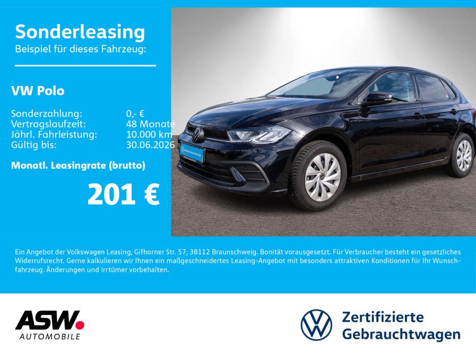 Volkswagen Polo Life 1.0 TSI Navi Klima LED ACC SHZ PDC v/h