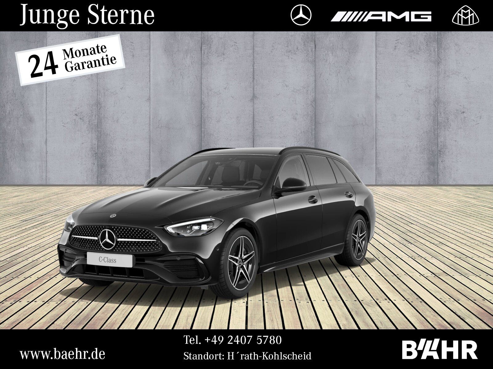 MERCEDES-BENZ C 180 T AMG+Night/MBUX/LED/Totwinkel/RFK/LMR-18"