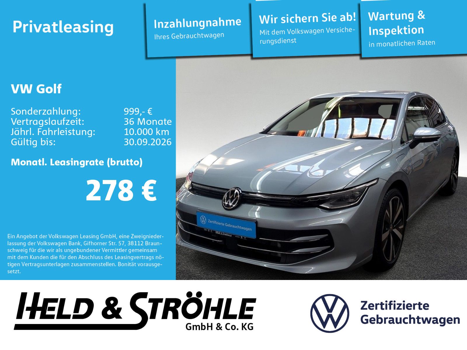 Volkswagen Golf 8 Style eHybrid 18 IQ.LED KAM APP 5J.GAR.