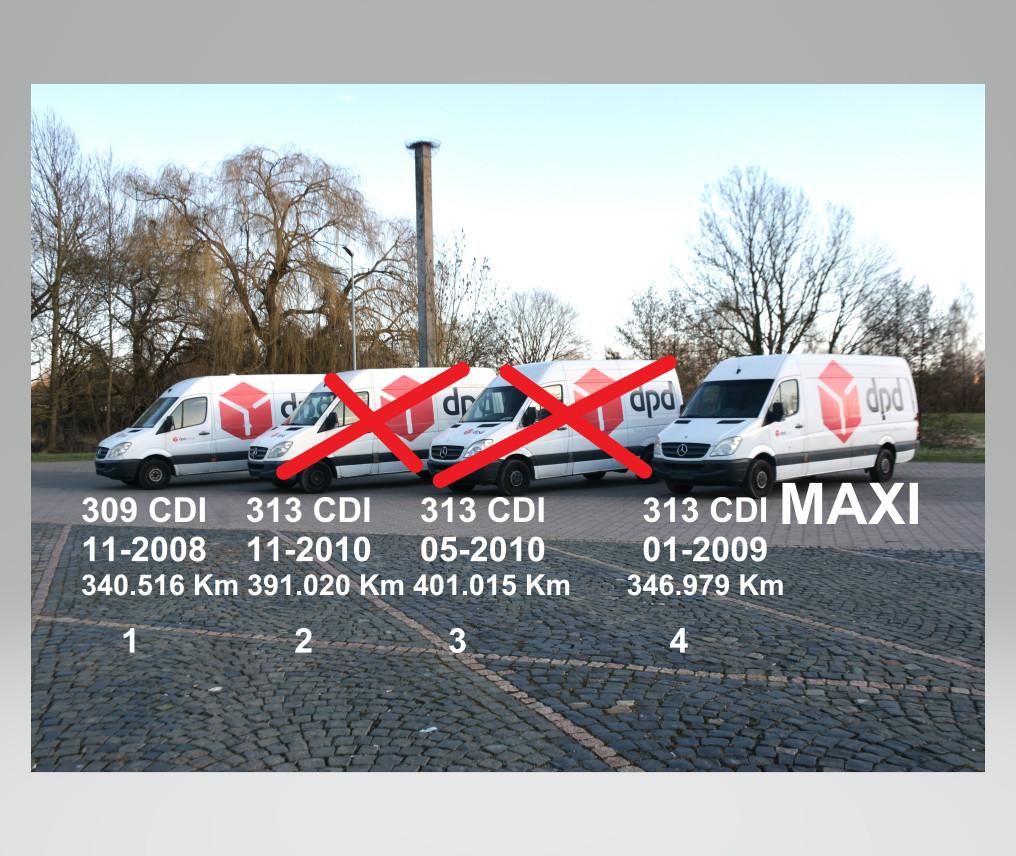 Mercedes-Benz 2 x SPRINTER 313/309 CDI W906 LKW 3,5t