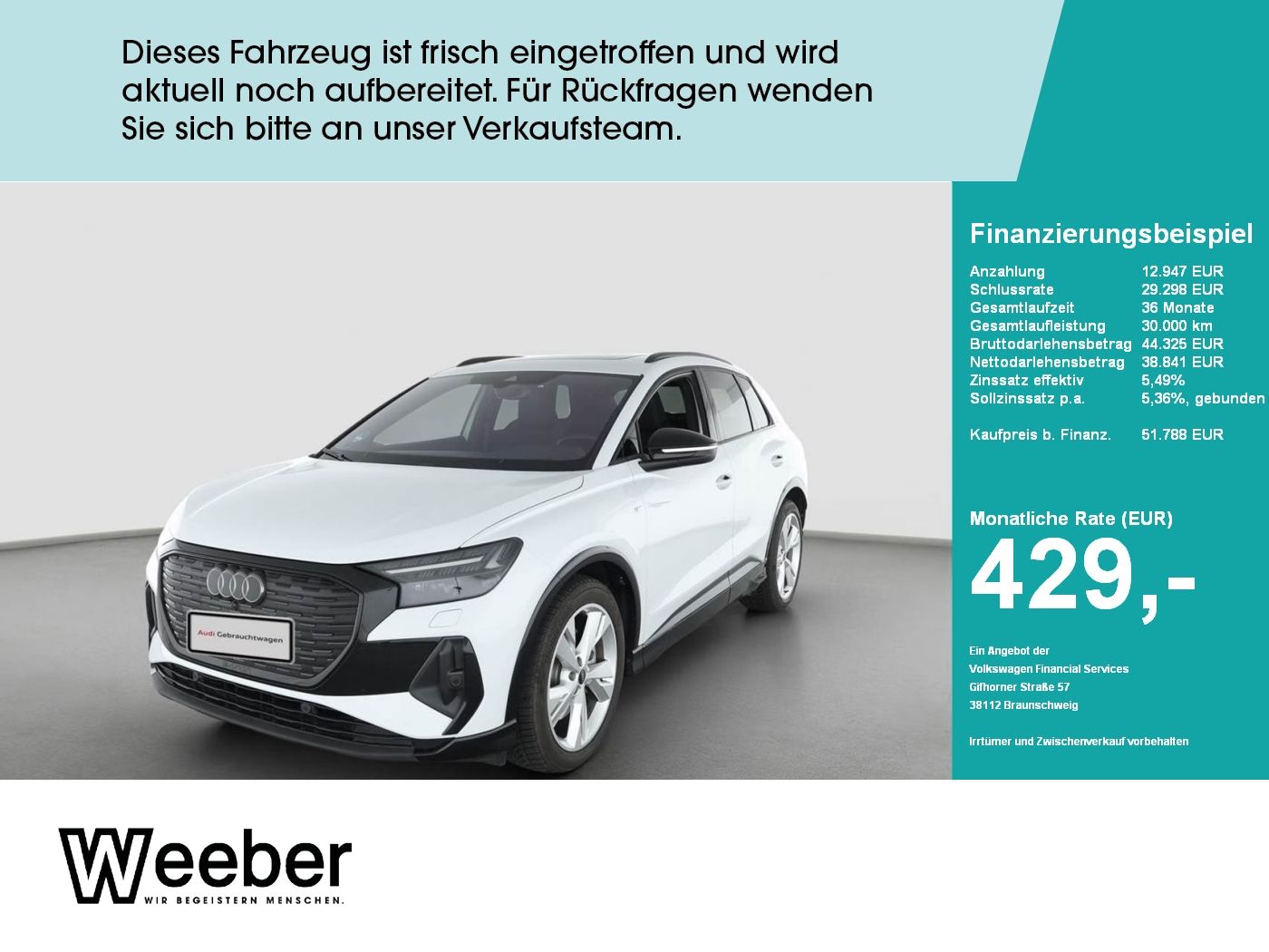 Audi Q4 e-tron quattro *AHK*MATRIX*KAMERA*NAVI*PANO*B