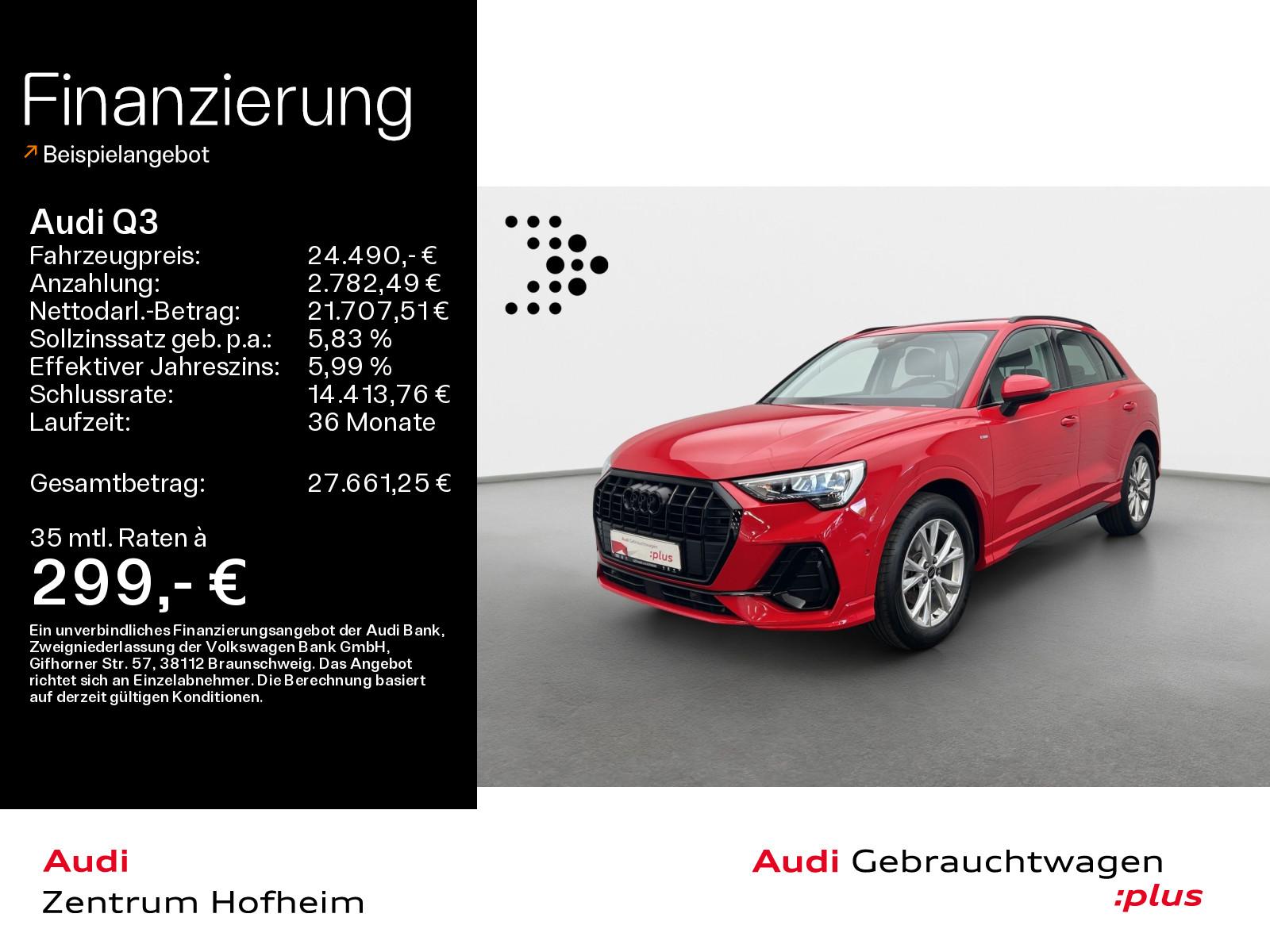 Audi Q3 35 TDI S line*Pano*LED*Virtual*Smartphone Int