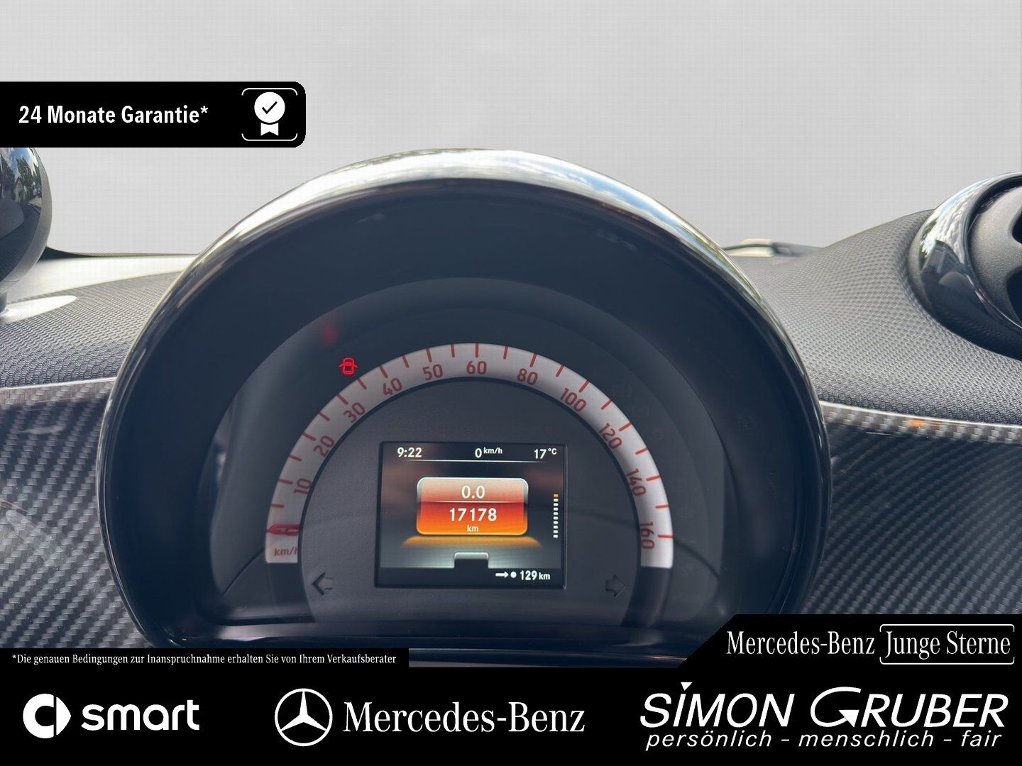 Fahrzeugabbildung Smart Smart fortwo EQ Prime Premium Leder Carbon