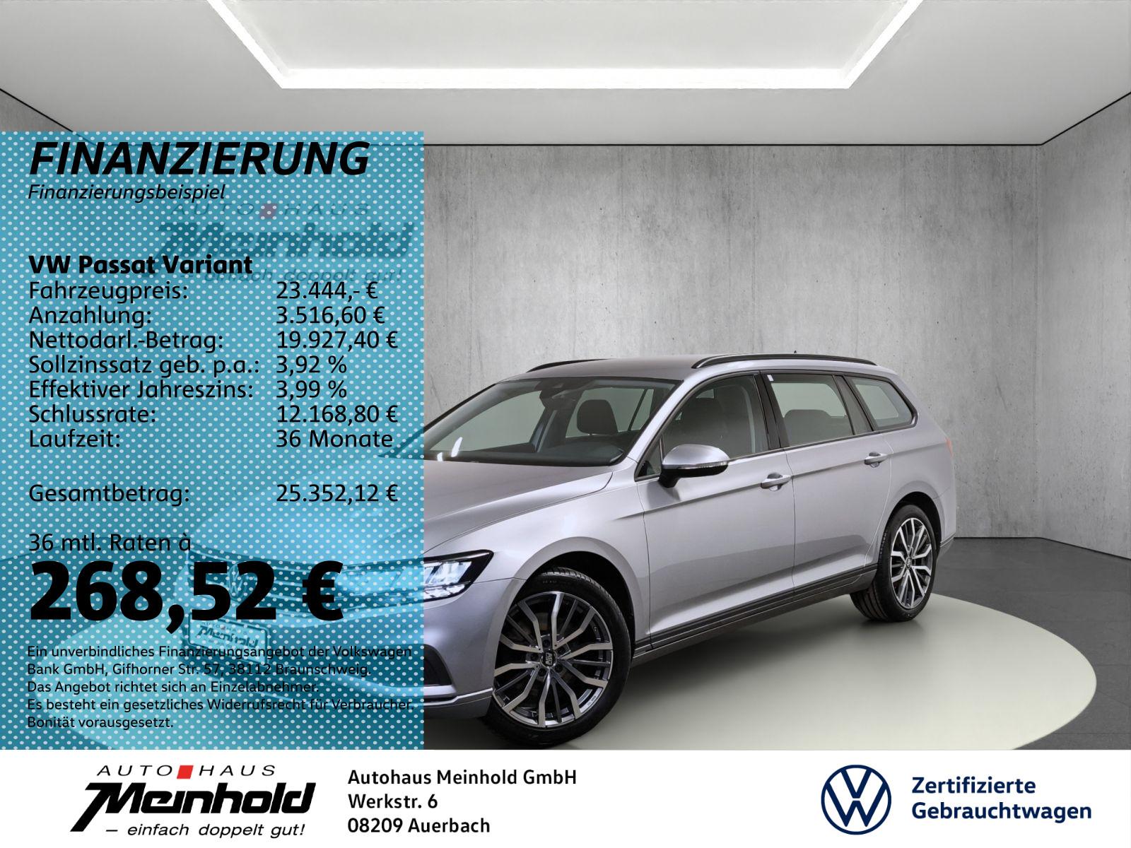 Volkswagen Passat Variant 1.5 TSI, Alu 18", LED, Kamera