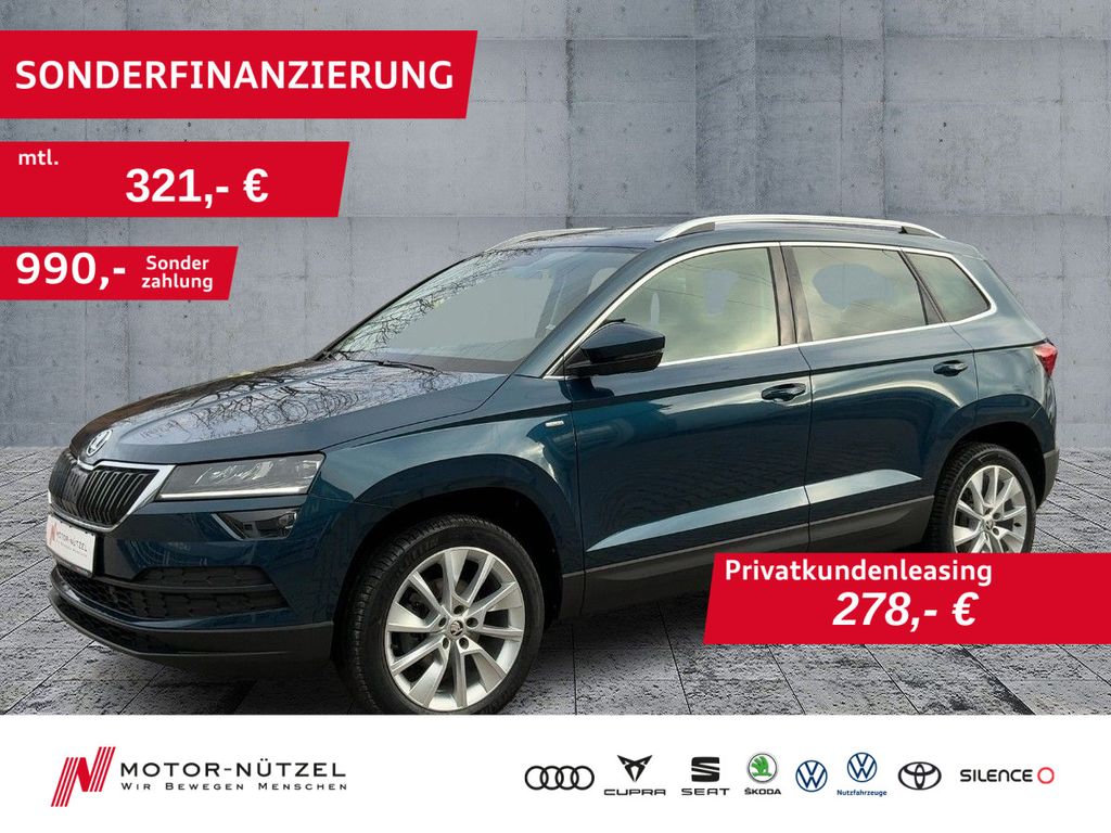 Skoda Karoq 1.0 TSI CLEVER LED+NAV+APP+GRA+SHZ+PDC+AHK