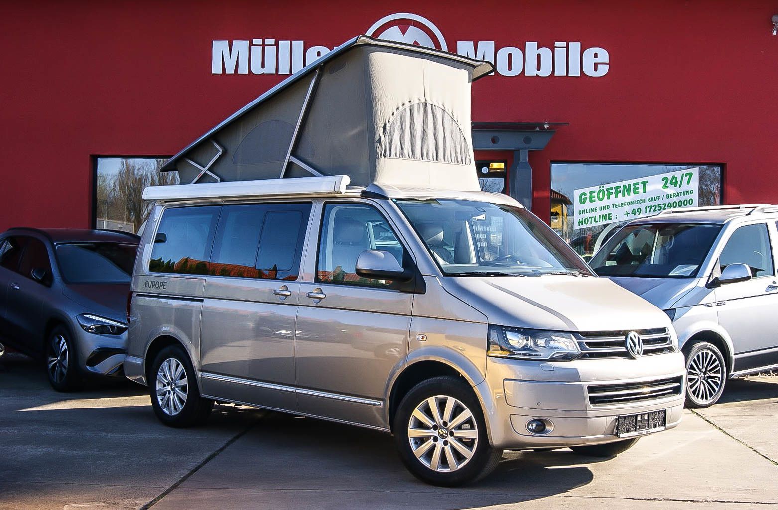 Fahrzeugabbildung Volkswagen T5 California EUROPE 4-Motion 20TDI AUFSTELLDACH