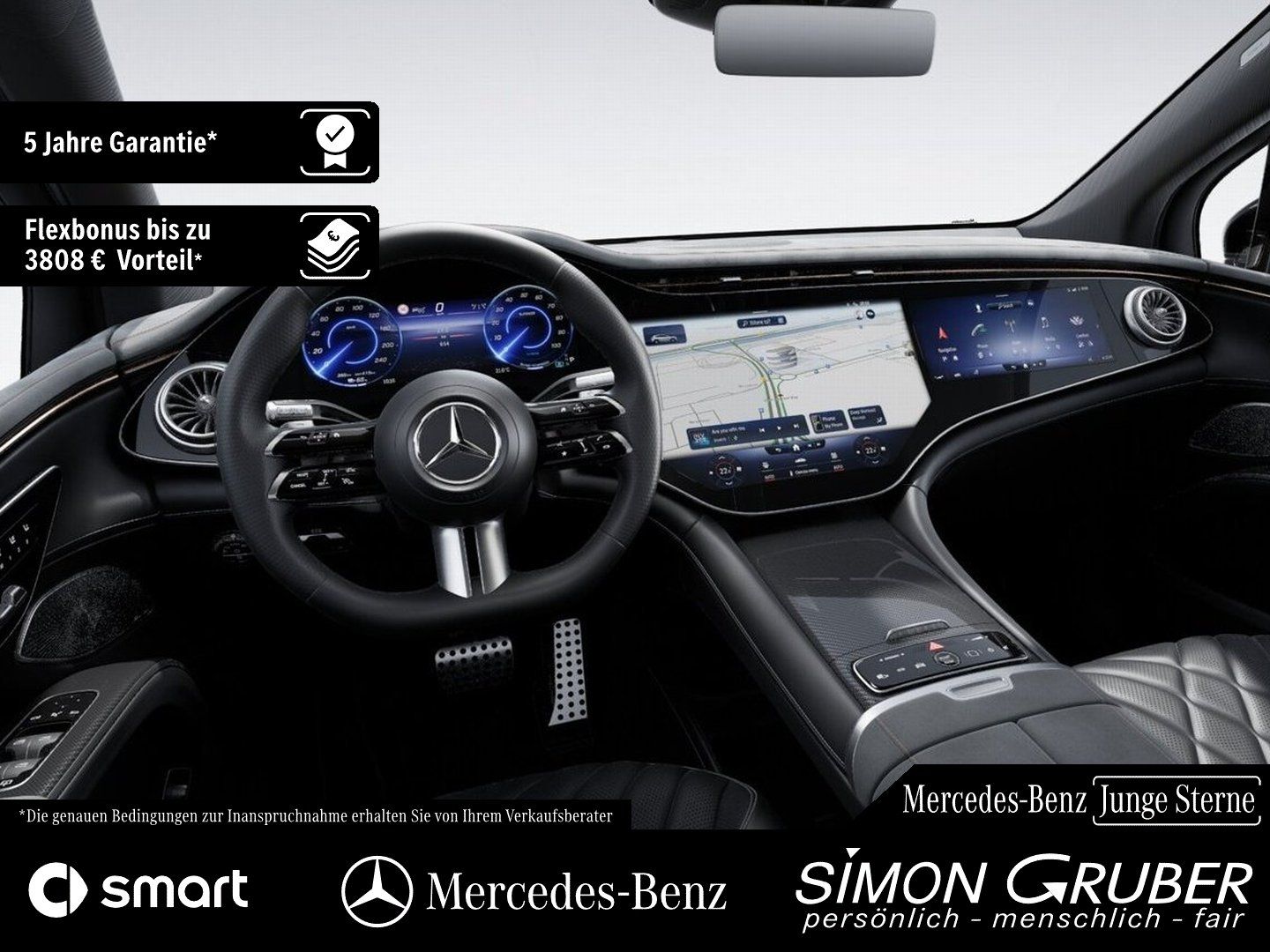 Fahrzeugabbildung Mercedes-Benz EQS 500 4M SUV AMG Hyper Fond-Entertain 7Sitze