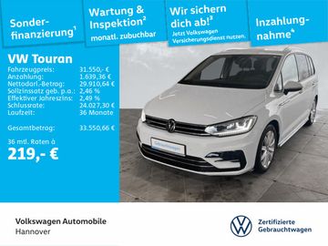 Volkswagen Leasingangebot: Volkswagen Touran 1.5 TSI DSG R-Line Navi LED Kamera DigCoc