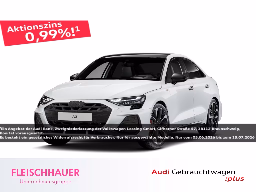Audi A3 35 TFSI S line DSG LED Navi AHK DAB CarPlay T