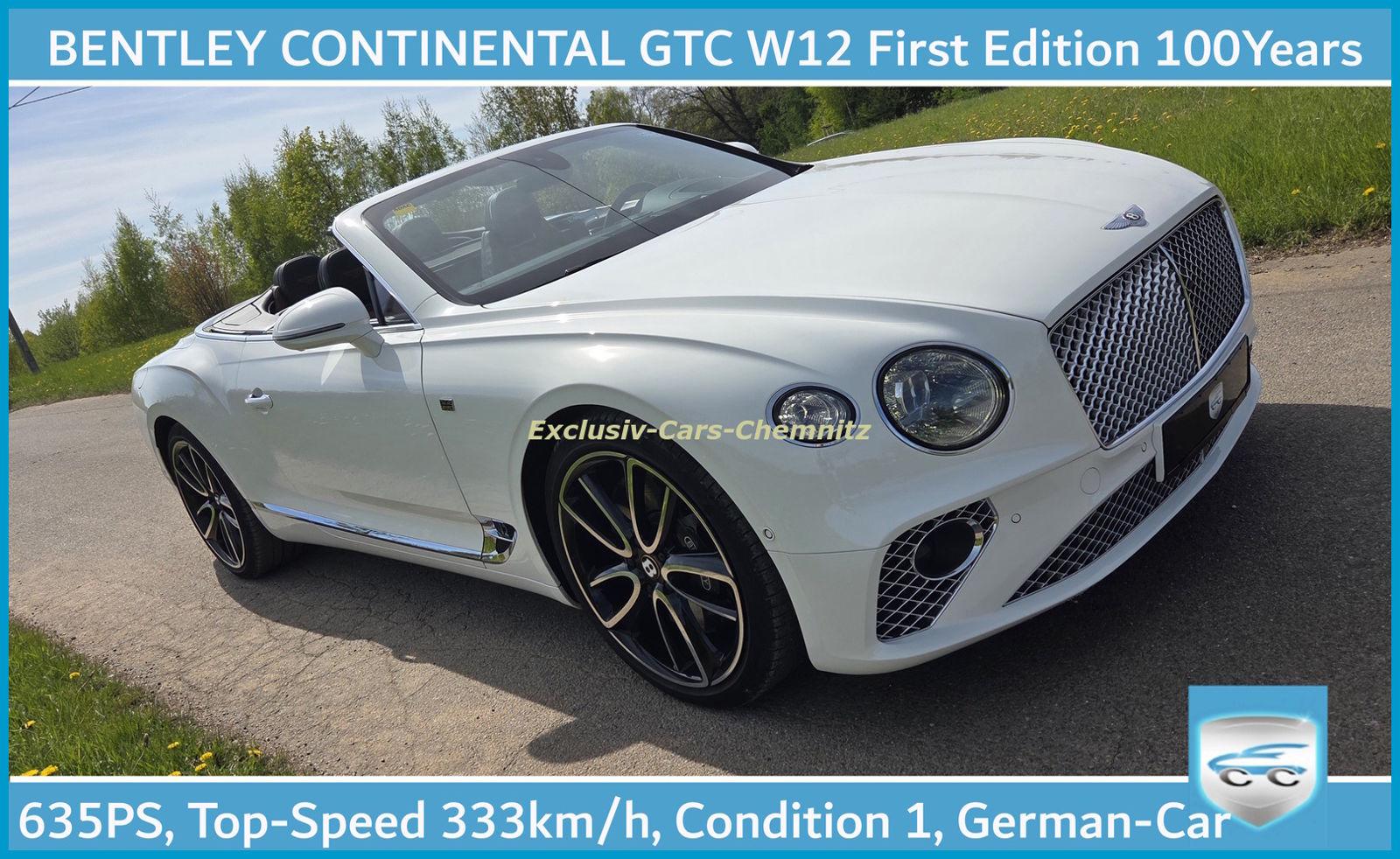 Bentley Continental GTC 100Year First Edition W12 635PS