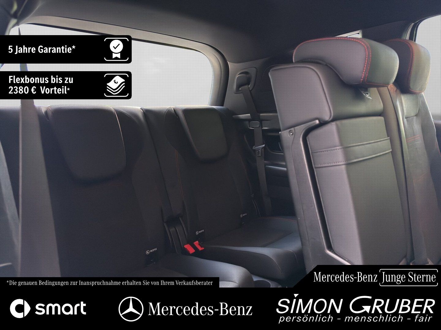 Fahrzeugabbildung Mercedes-Benz EQB 300 4M AMG Pano Fahrassist 7Sitze Mod 2026