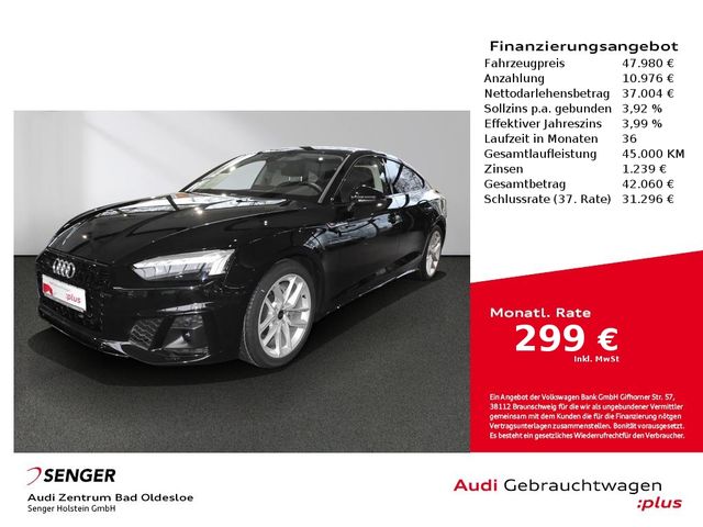 Audi A5 Sportback S line 40TFSI quattro Matrix Kamera