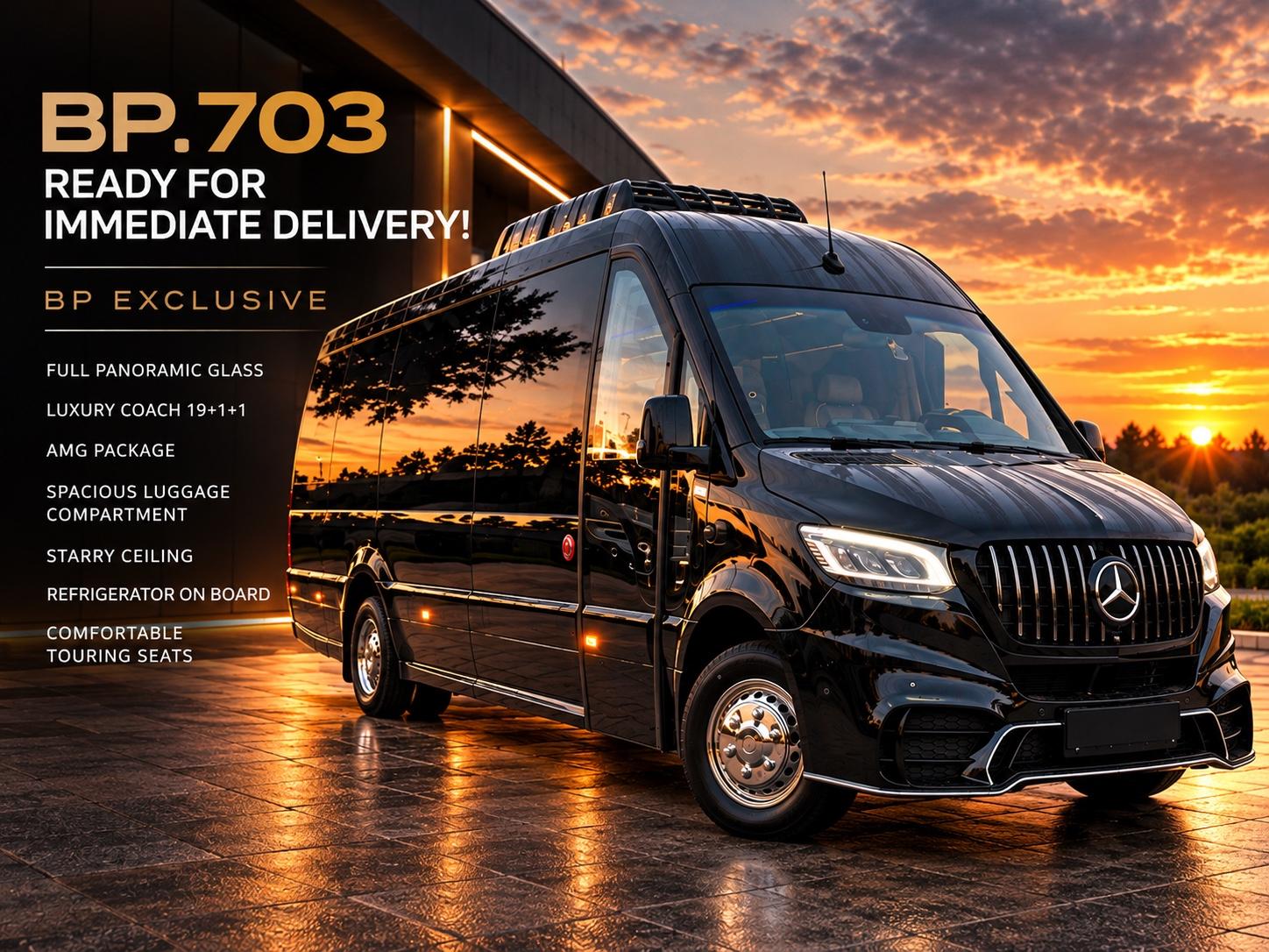 Mercedes-Benz Sprinter 519 XXL LUXURY Panorama Bus - IN STOCK!
