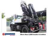 Unimog U400 4x4, Frontzapfwelle, Heckkran Hiab XS - Unimog U400